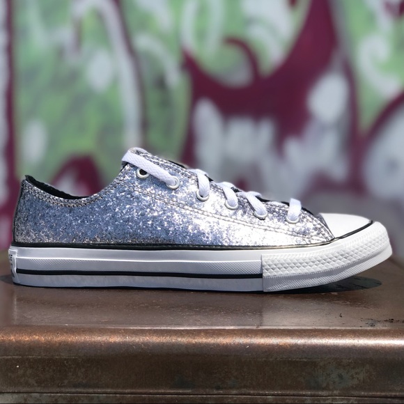 Converse Shoes - Converse CTAS Black Bright Glitter Low Sneakers